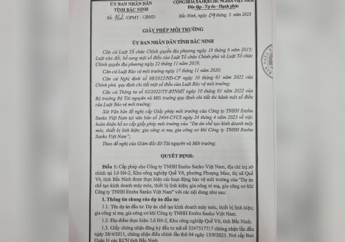 Giấy phép môi trường